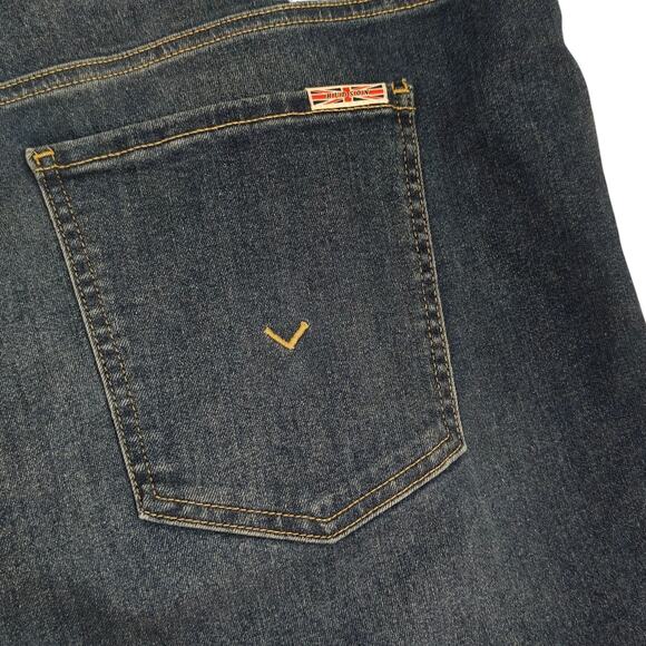 Hudson Jeans Byron Straight Leg Men's Size 42 /32 Blue Stretch Denim Zip Fly NEW - Picture 7 of 12